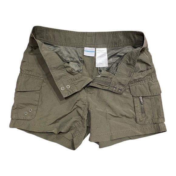 Columbia omni-shade cotton blend multi pocket shorts. Sz 8 - Picture 3 of 11